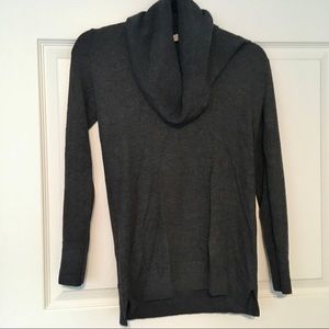 ANN TAYLOR LOFT BLACK COWL NECK TUNIC SWEATER sz Medium ~ NWT